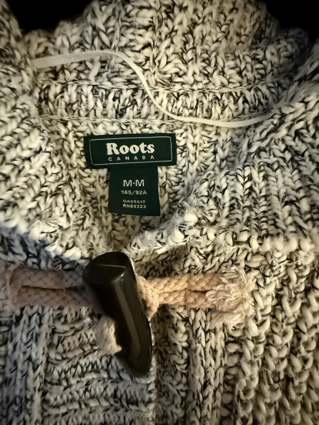 Roots Canada Hooded Knit Cardigan - Size M - photo 2