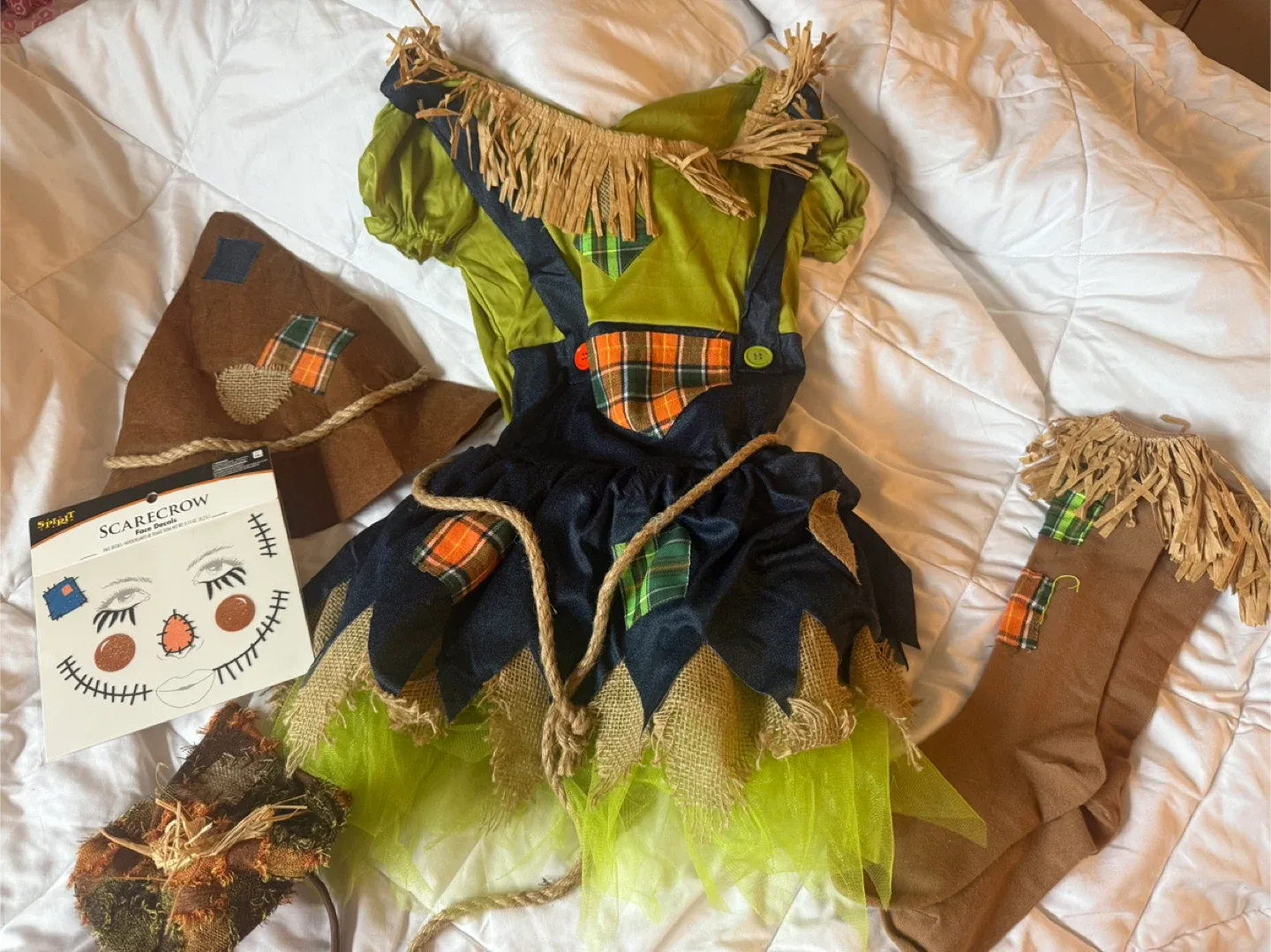 Spirit Halloween Scarecrow Costume Set thumbnail