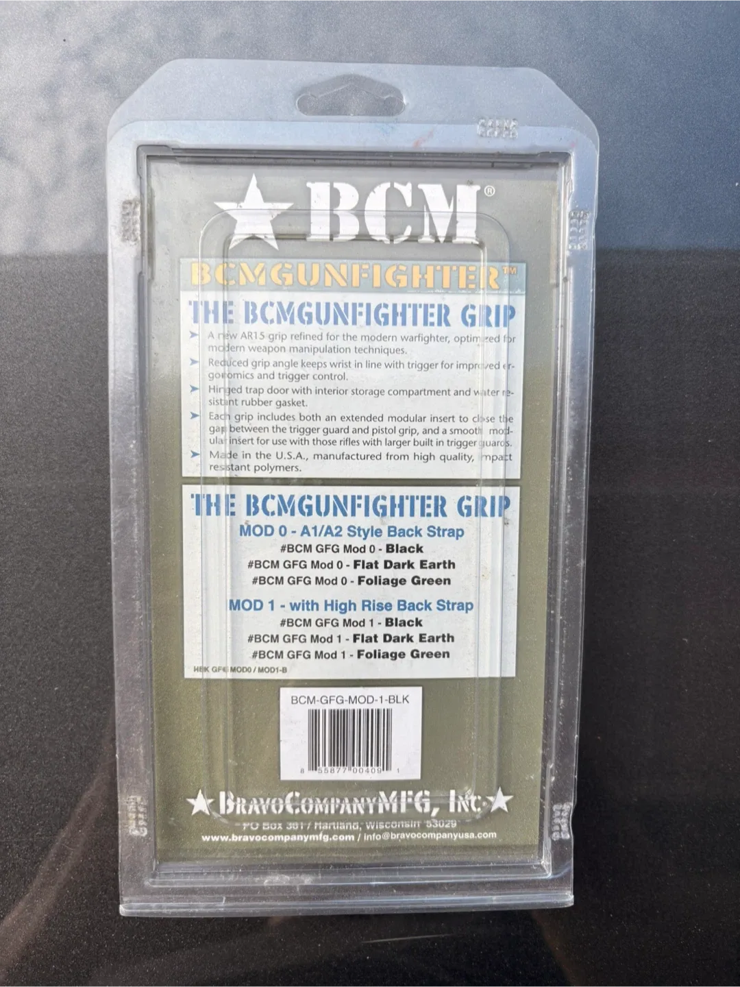 BCM Gunfighter Grip - Black image indicator(2)