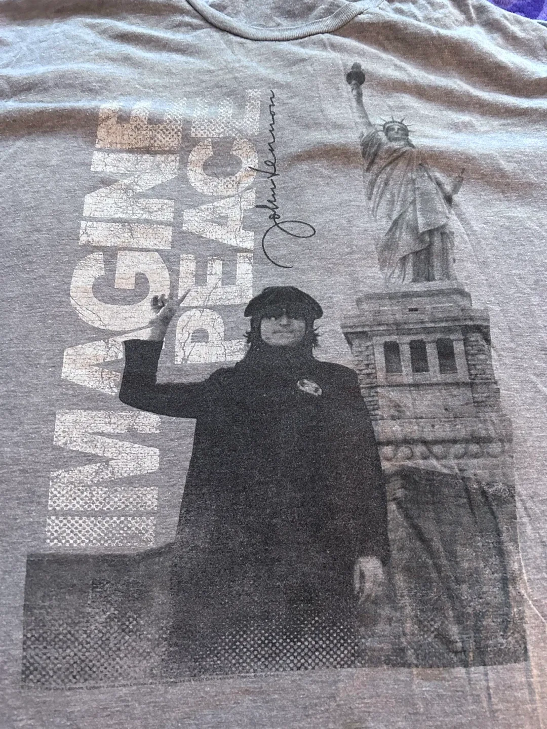 John Lennon Imagine Peace T-Shirt image indicator(4)