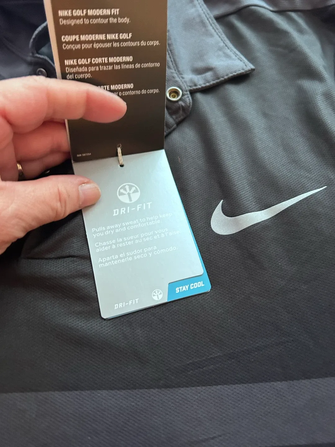 New Nike Golf Dri-FIT Polo Shirt - Men's Medium image indicator(6)