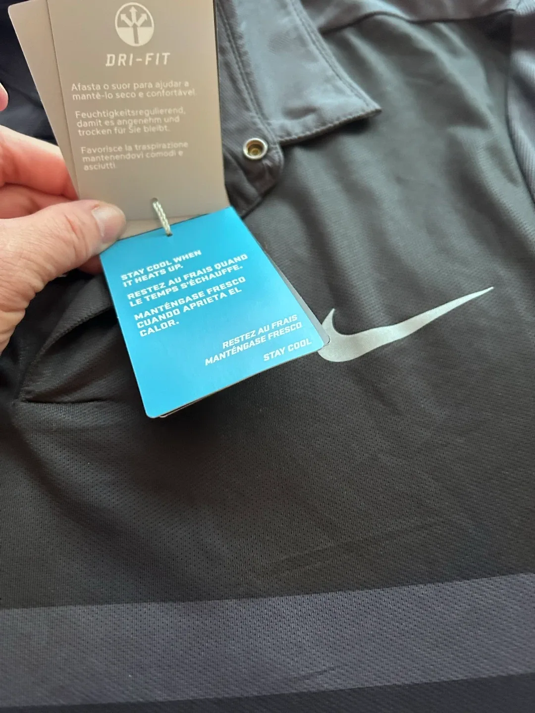 New Nike Golf Dri-FIT Polo Shirt - Men's Medium image indicator(5)