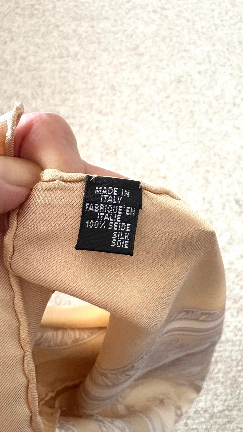 100% Silk Scarf with Angelic Design image indicator(6)