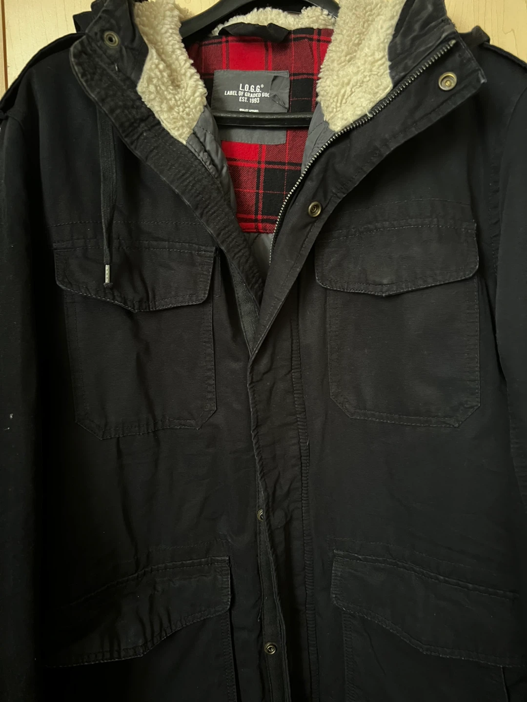 L.O.G.G. Black Winter Jacket