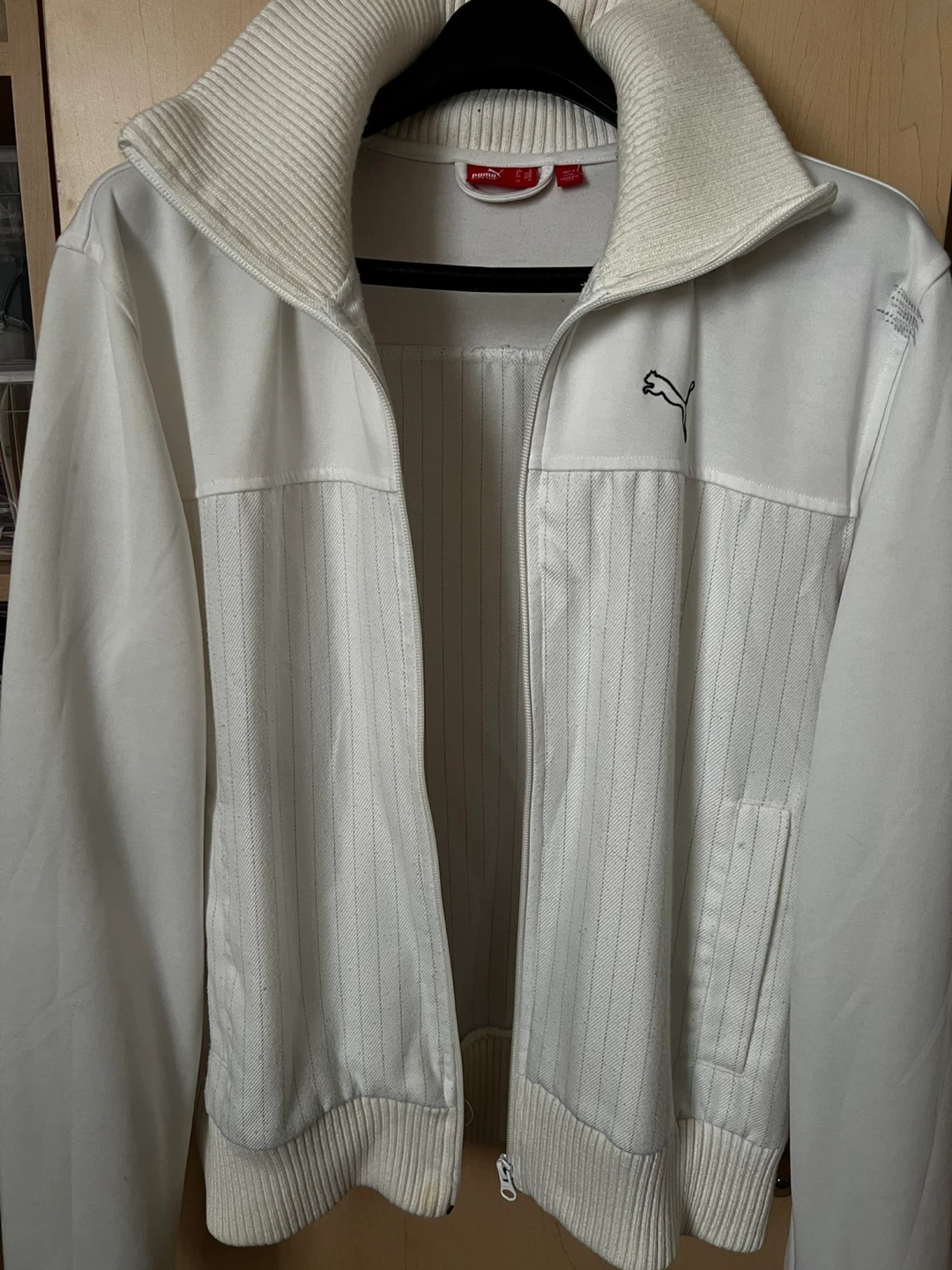 Puma White Track Jacket