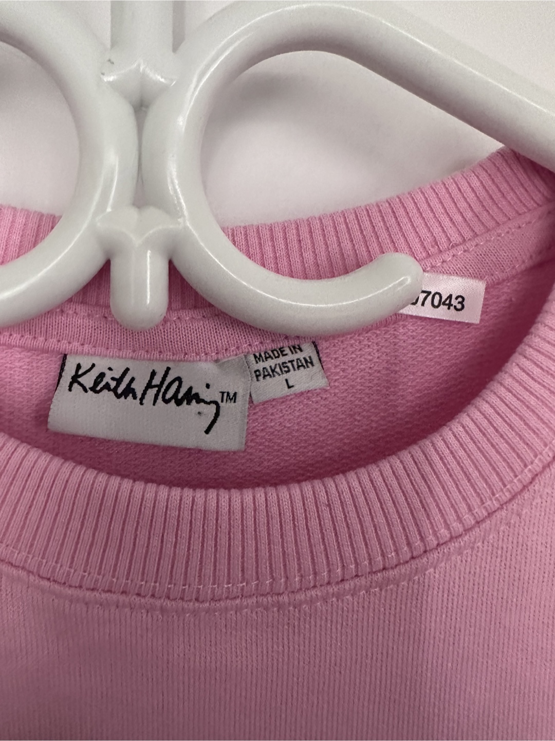 Keith Haring Pink Sweatshirt - Youth Size L - photo 3