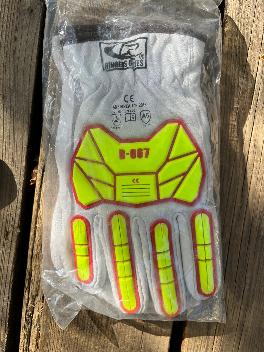 Ringers Gloves R-667 Cut 5 Gloves - New!