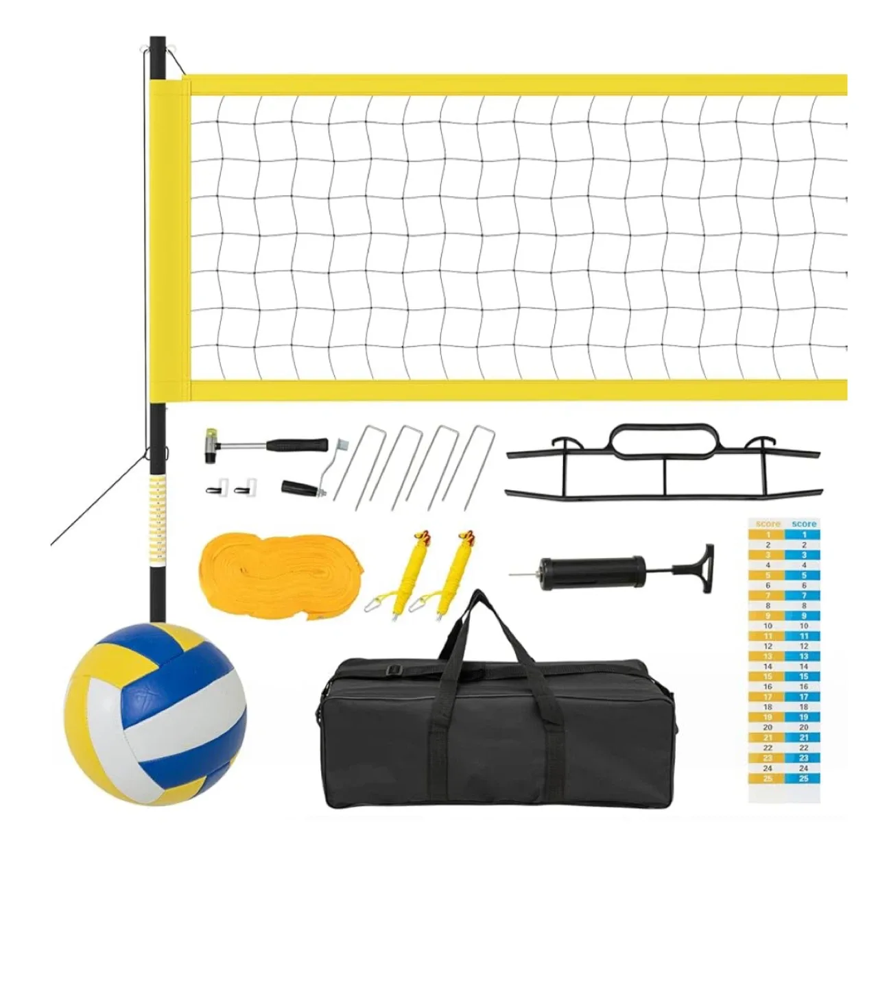 Complete Volleyball Game Set w/ Net, Ball & Accessories image indicator(2)