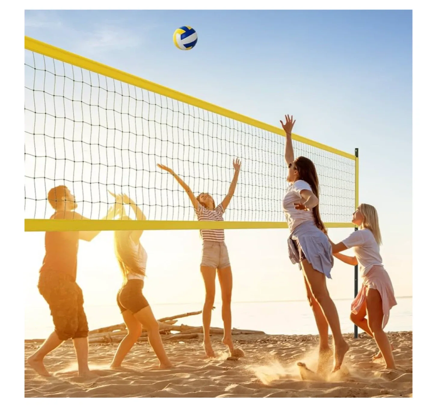 Complete Volleyball Game Set w/ Net, Ball & Accessories image indicator(5)