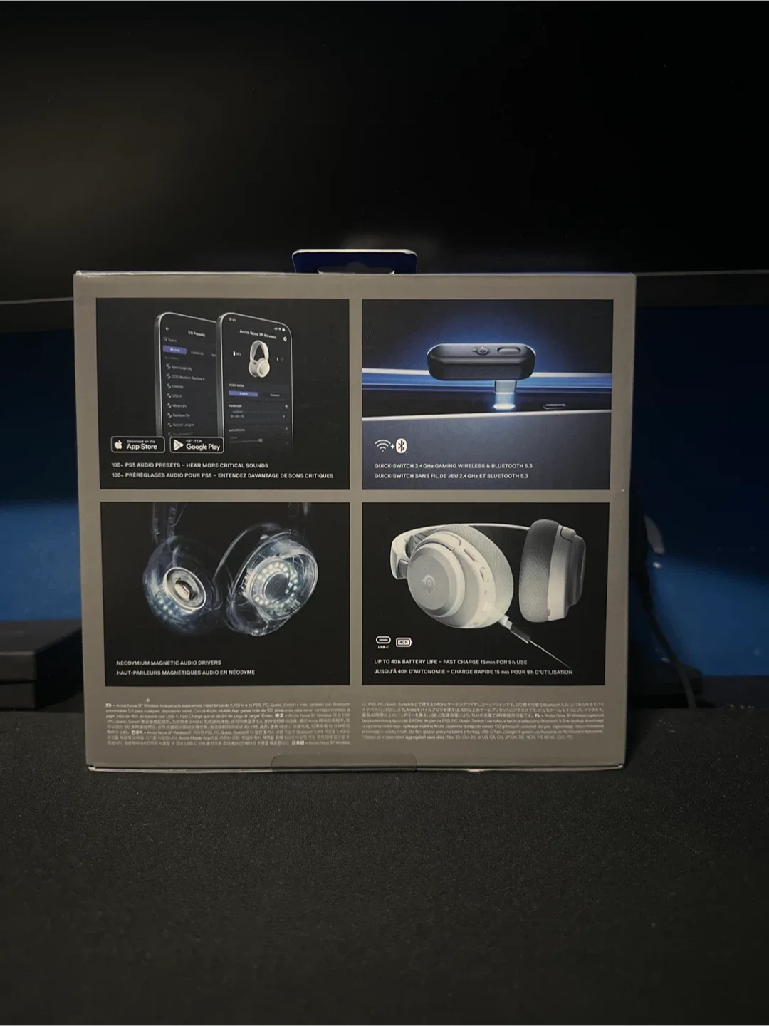 New SteelSeries Arctis Nova 3P Wireless Gaming Headset image indicator(2)