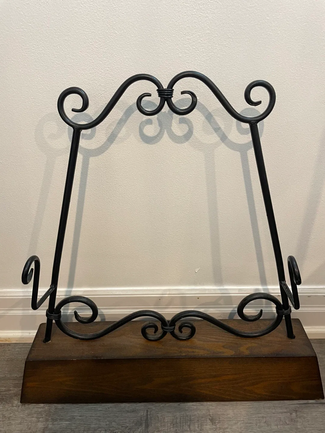 Easel Stand - Black Metal & Wood thumbnail