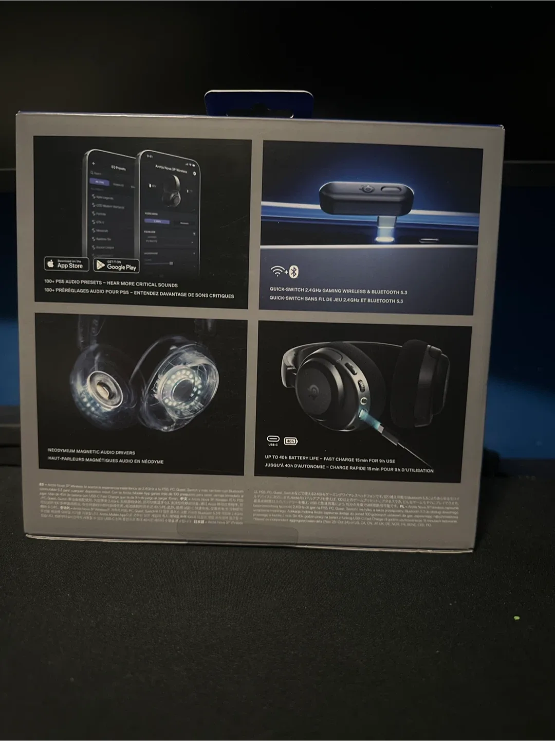 SteelSeries Arctis Nova 3P Wireless Gaming Headset - New image indicator(2)