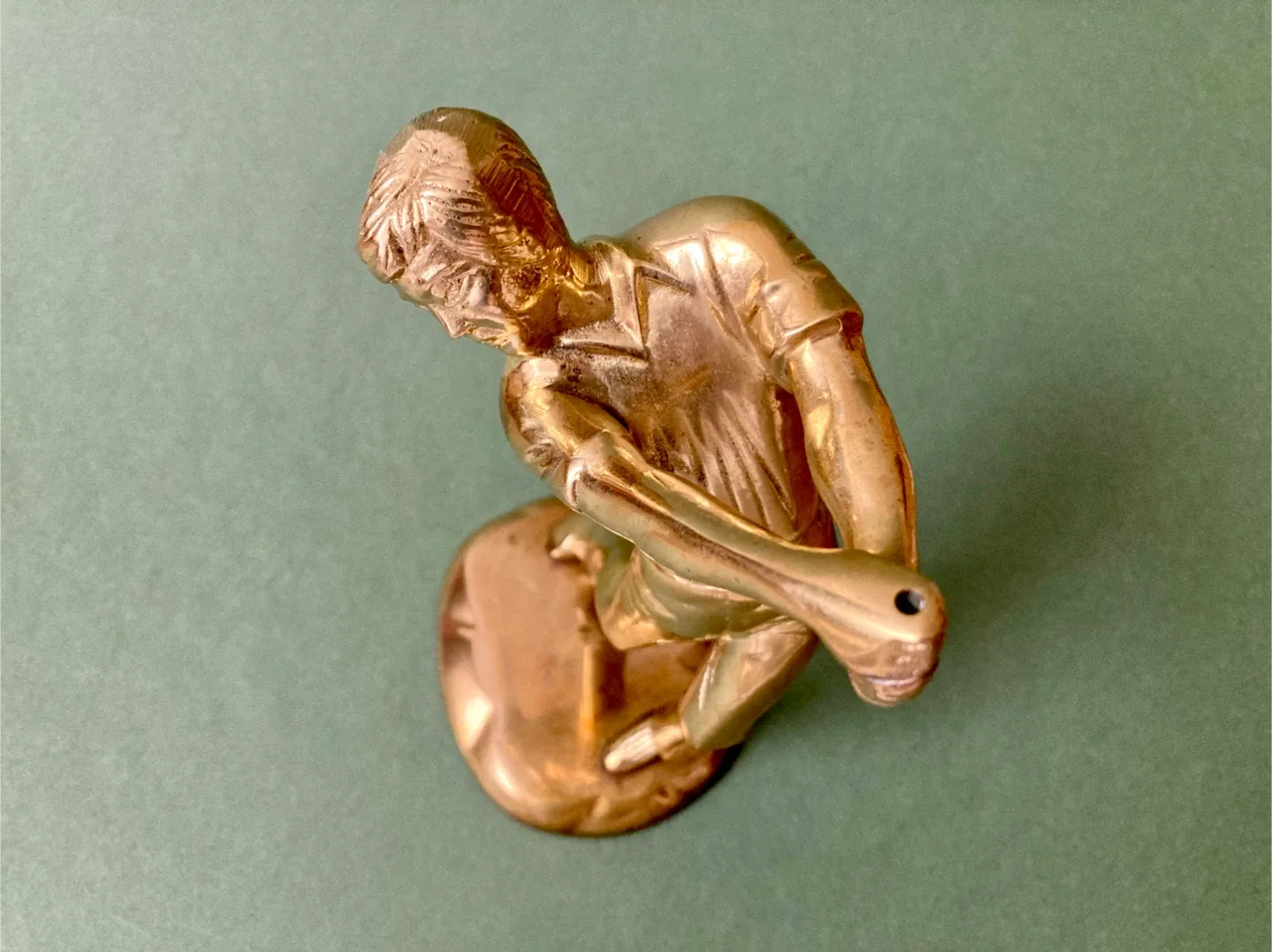 Vintage Brass Golfer image indicator(6)