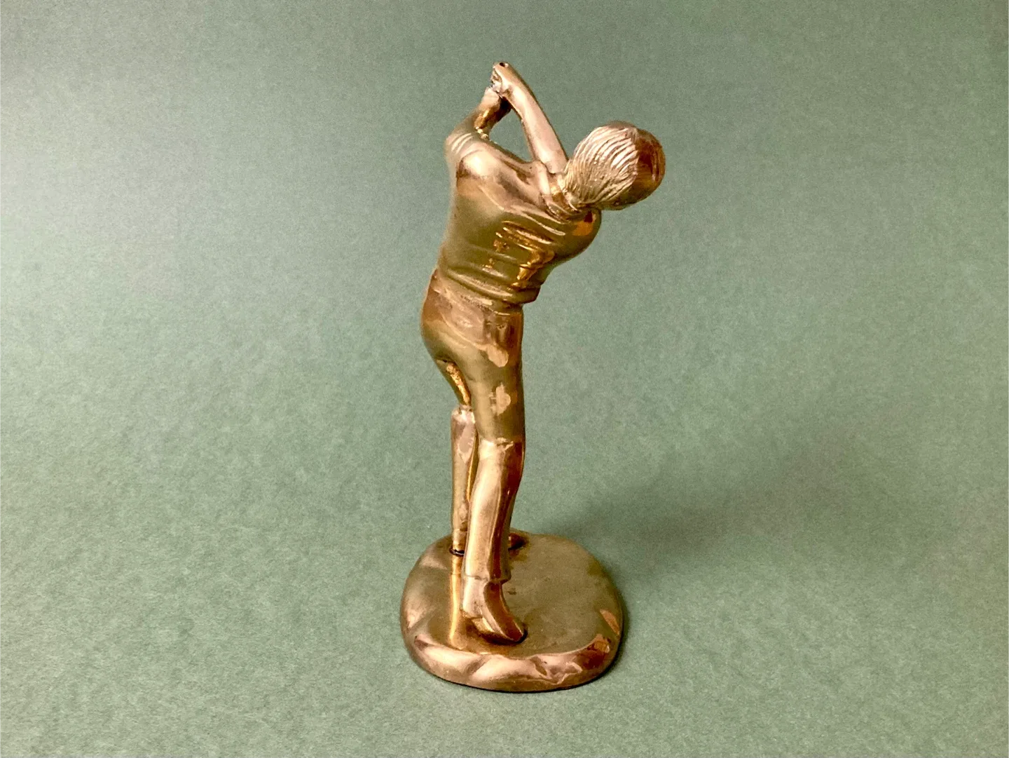 Vintage Brass Golfer image indicator(4)