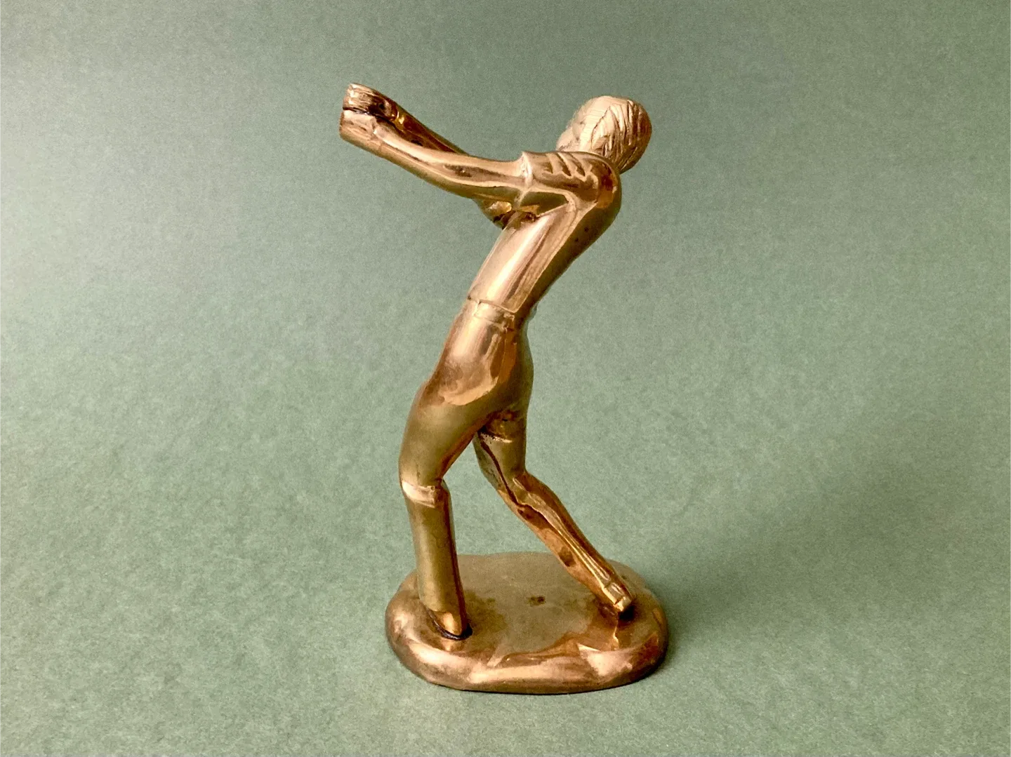Vintage Brass Golfer image indicator(3)