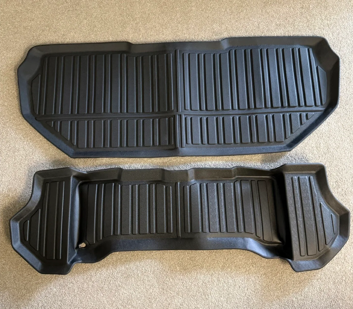 2022-2024 Rivian R1T R1S Front Trunk Mat (Upper + Lower Layer) image indicator(2)