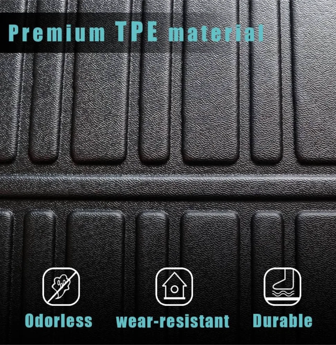 2022-2024 Rivian R1T R1S Front Trunk Mat (Upper + Lower Layer) image indicator(7)