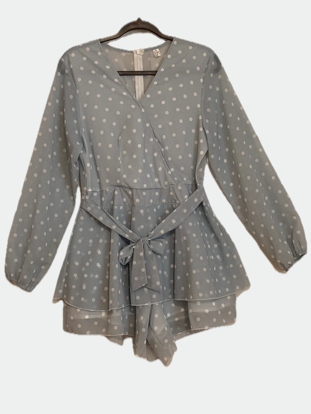 Polka Dot Romper - Size M