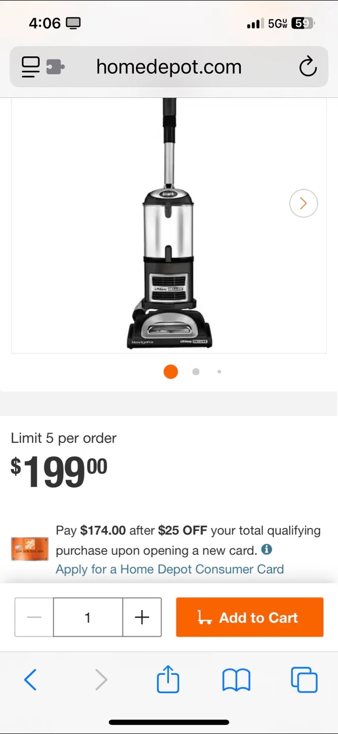 Shark Navigator Lift-Away Deluxe NV360 Vacuum image indicator(4)