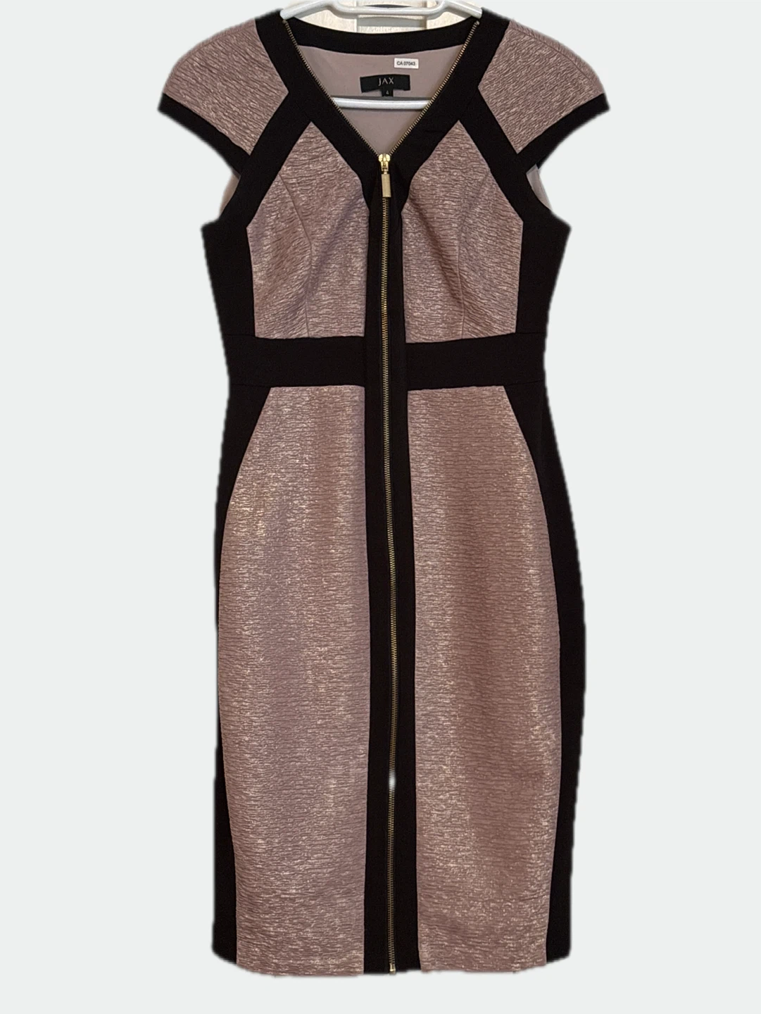 Jax Dress - Black and Bronze