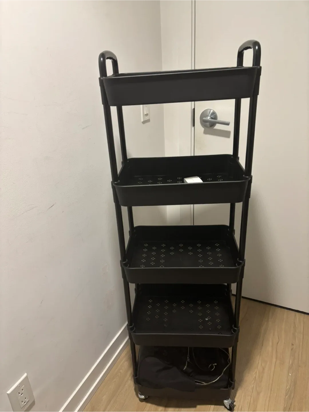 Rolling Utility Cart - Black image indicator(2)