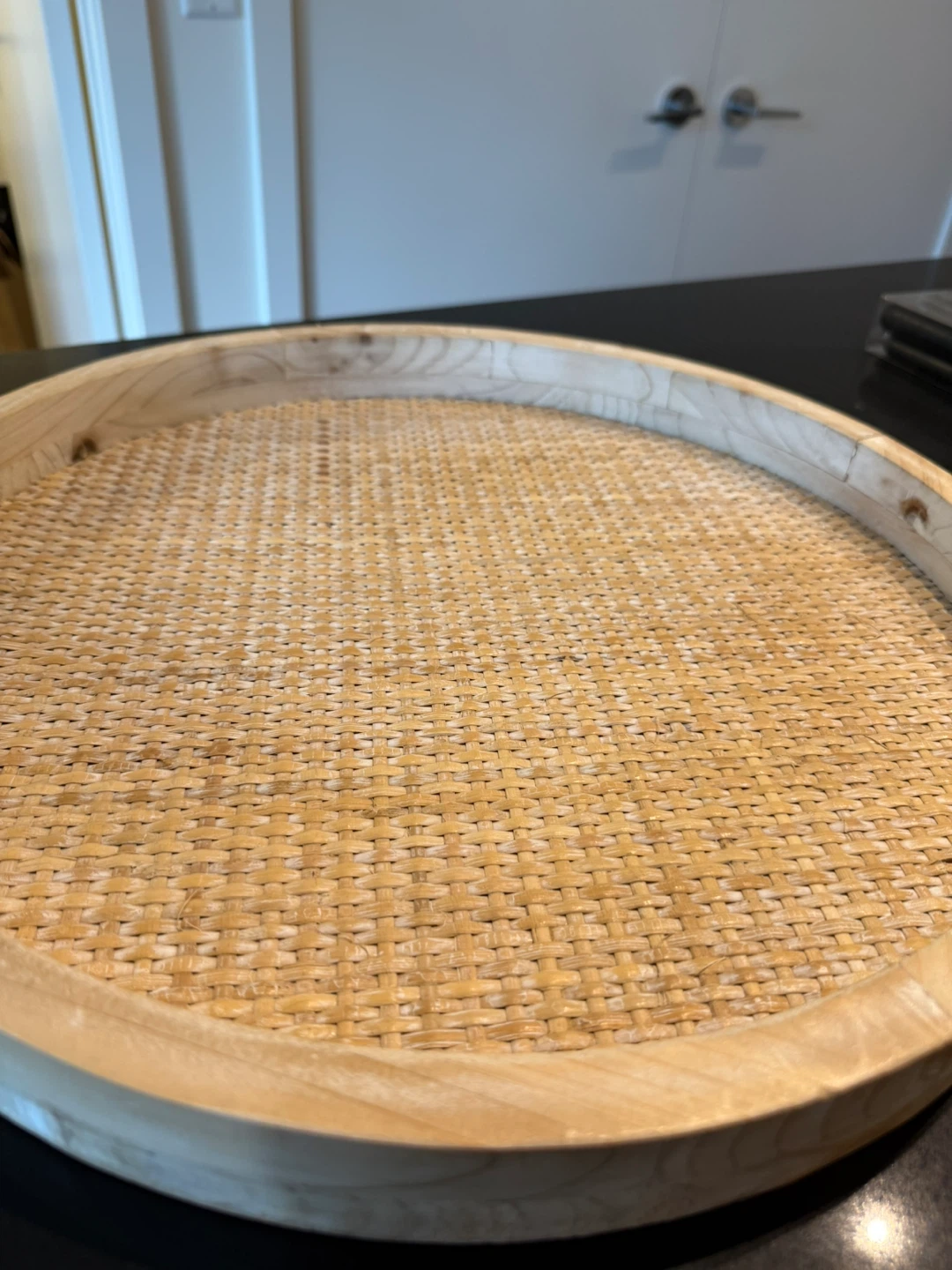 Round Woven Tray - photo 2