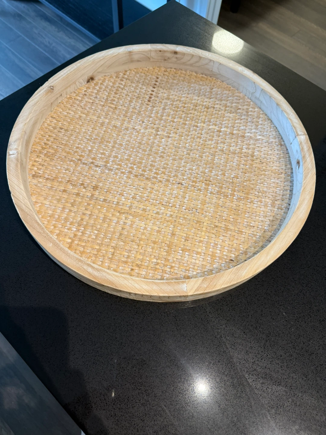 Round Woven Tray