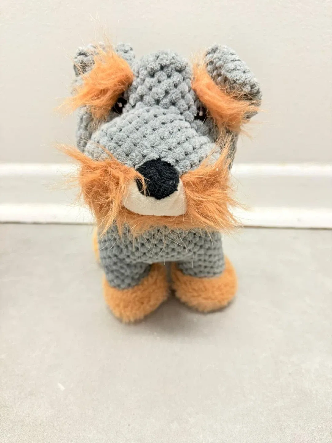 MOVING OUT SALE !!Handmade Knitted Dog Plush - Cute Gift! thumbnail