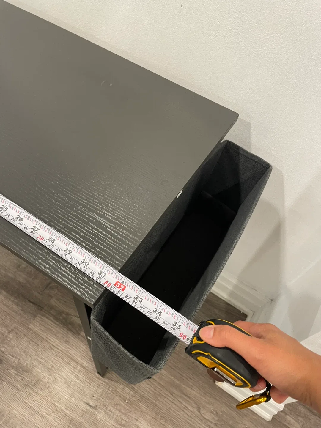 Grey Desk with Side Storage image indicator(5)