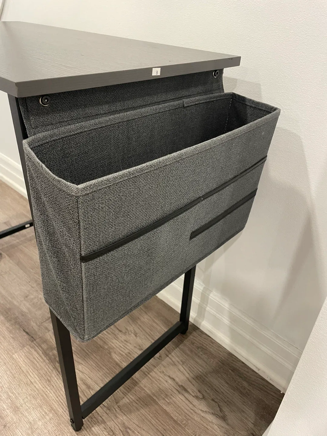 Grey Desk with Side Storage image indicator(2)
