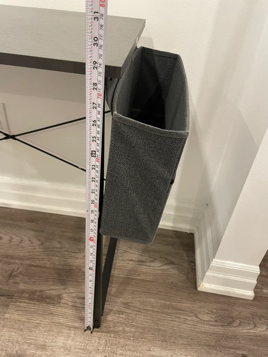 Grey Desk with Side Storage image indicator(7)