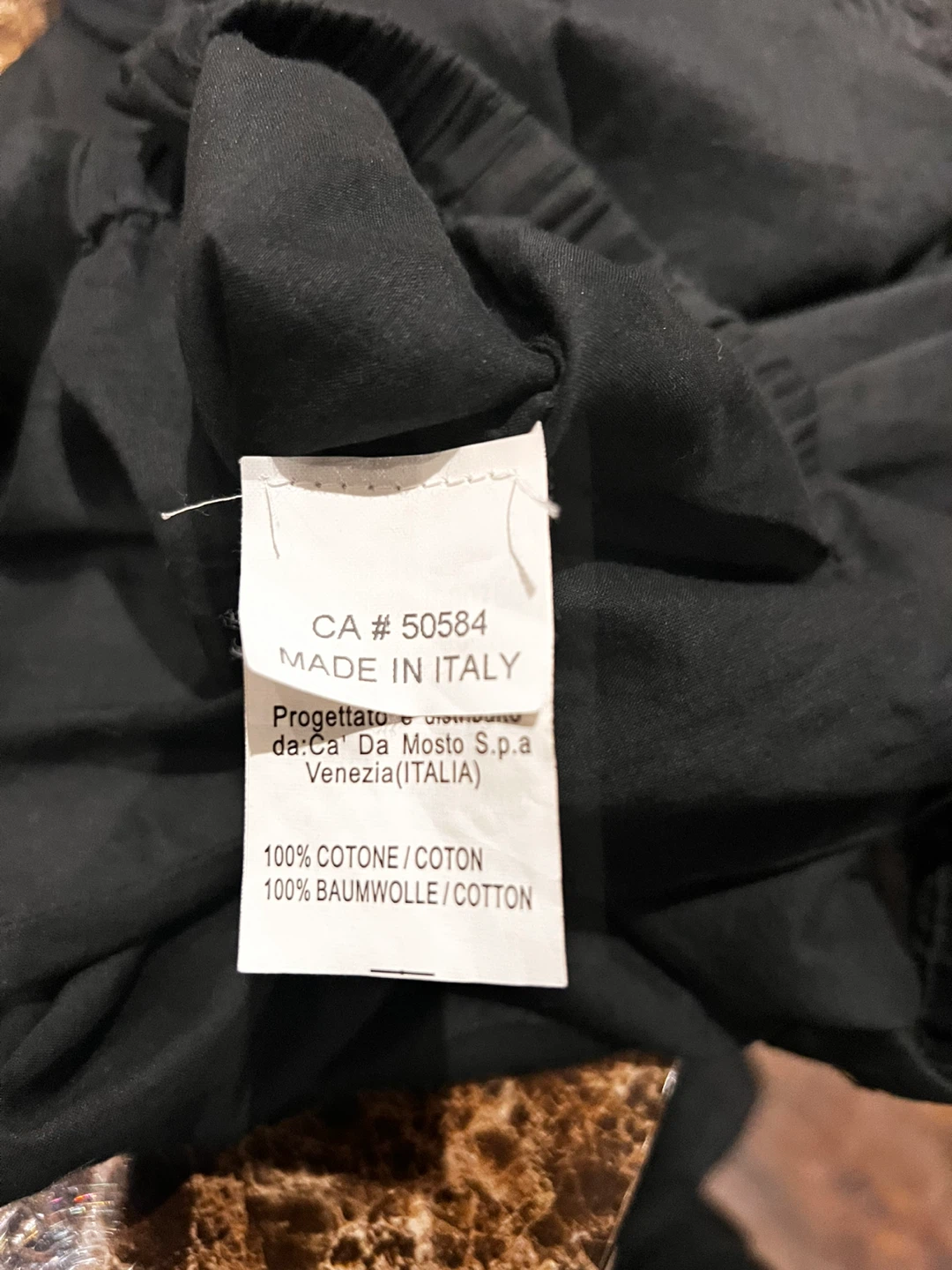 Seventy Black Floral Top - Made in Italy - photo 4