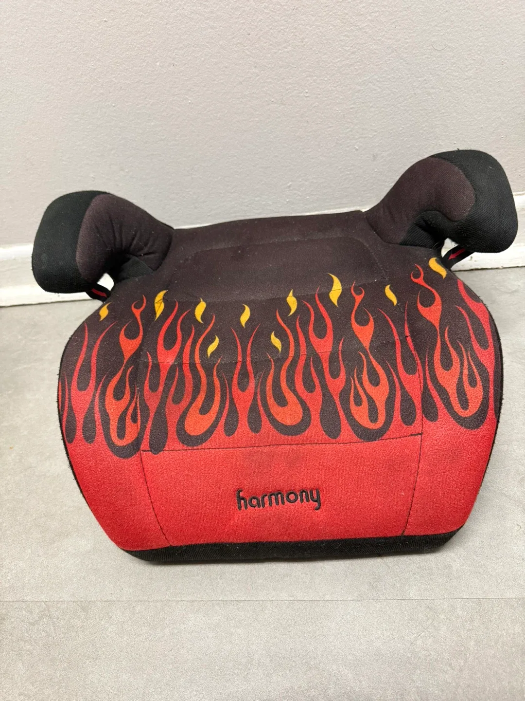 MOVING OUT SALE !!Harmony Youth Booster Seat - Flame Design thumbnail