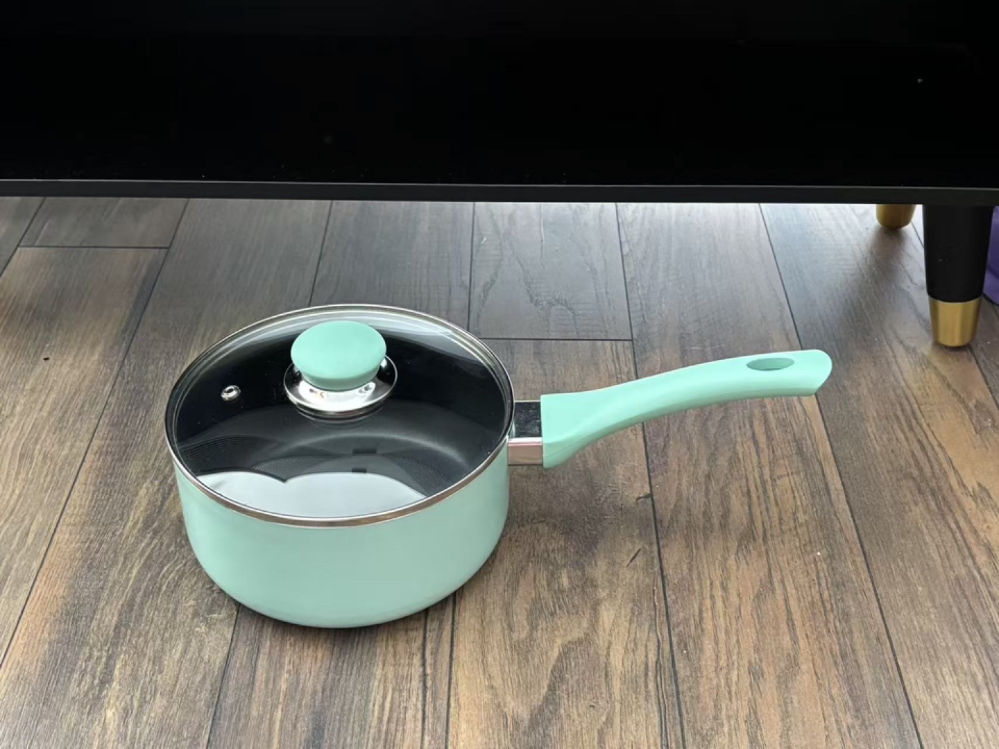 Utopia Kitchen Saucepan with Lid, Green