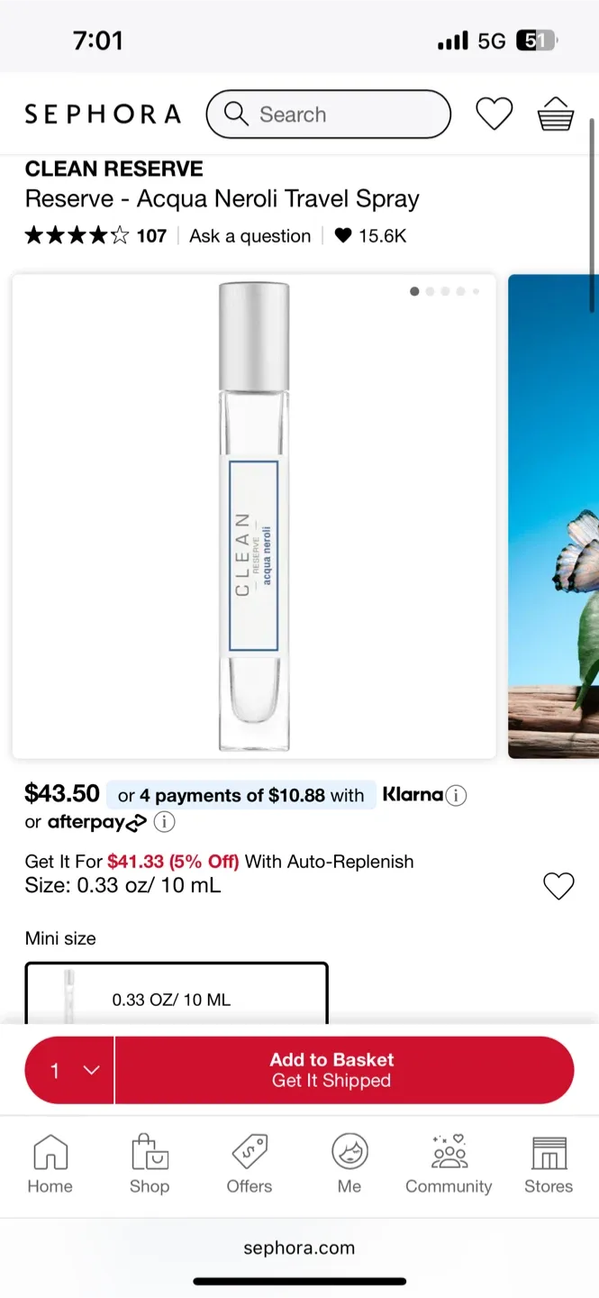 CLEAN Reserve Lovegrass Travel 10 mL image indicator(3)