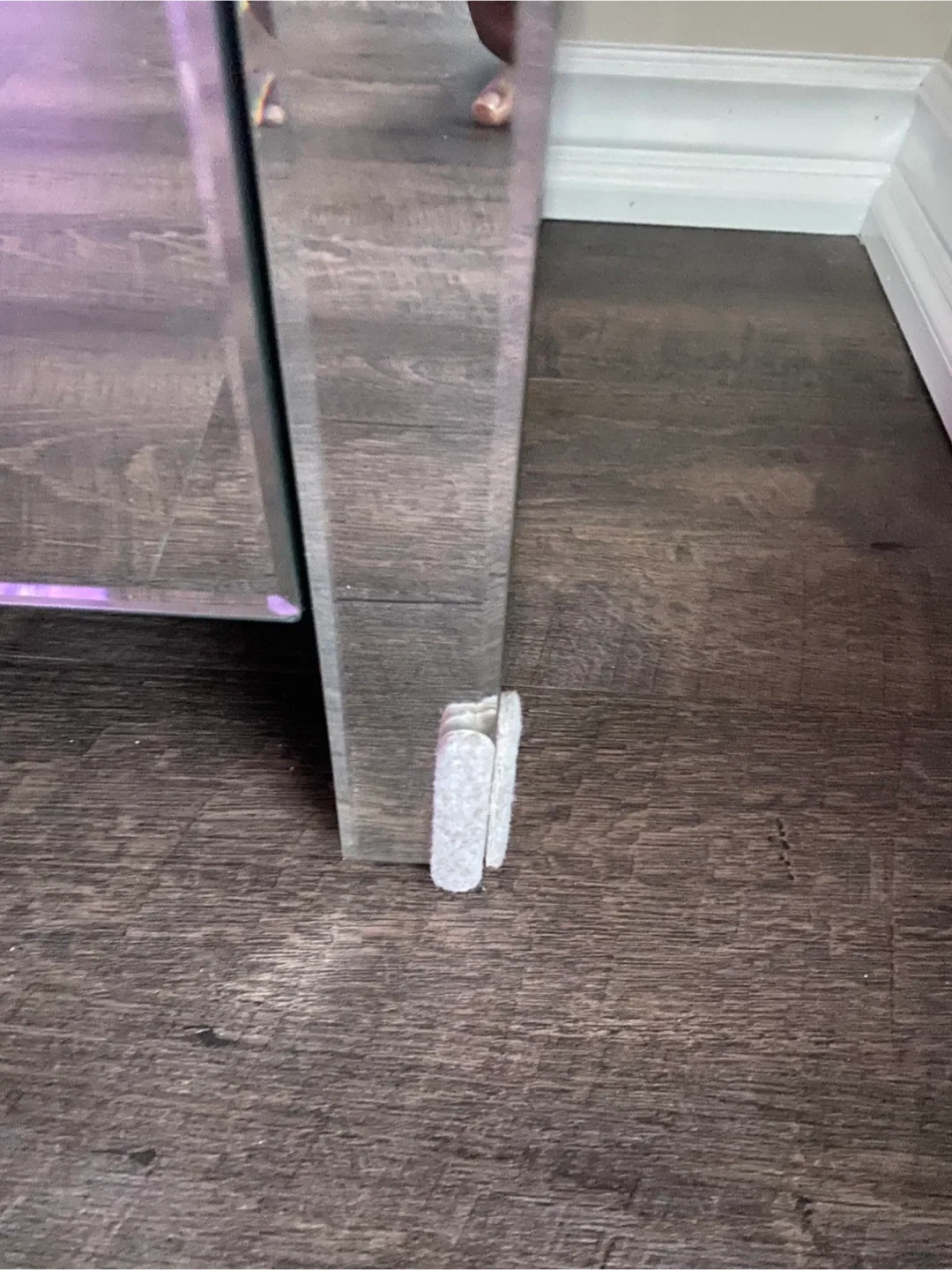 Mirrored 3-Drawer Nightstand thumbnail