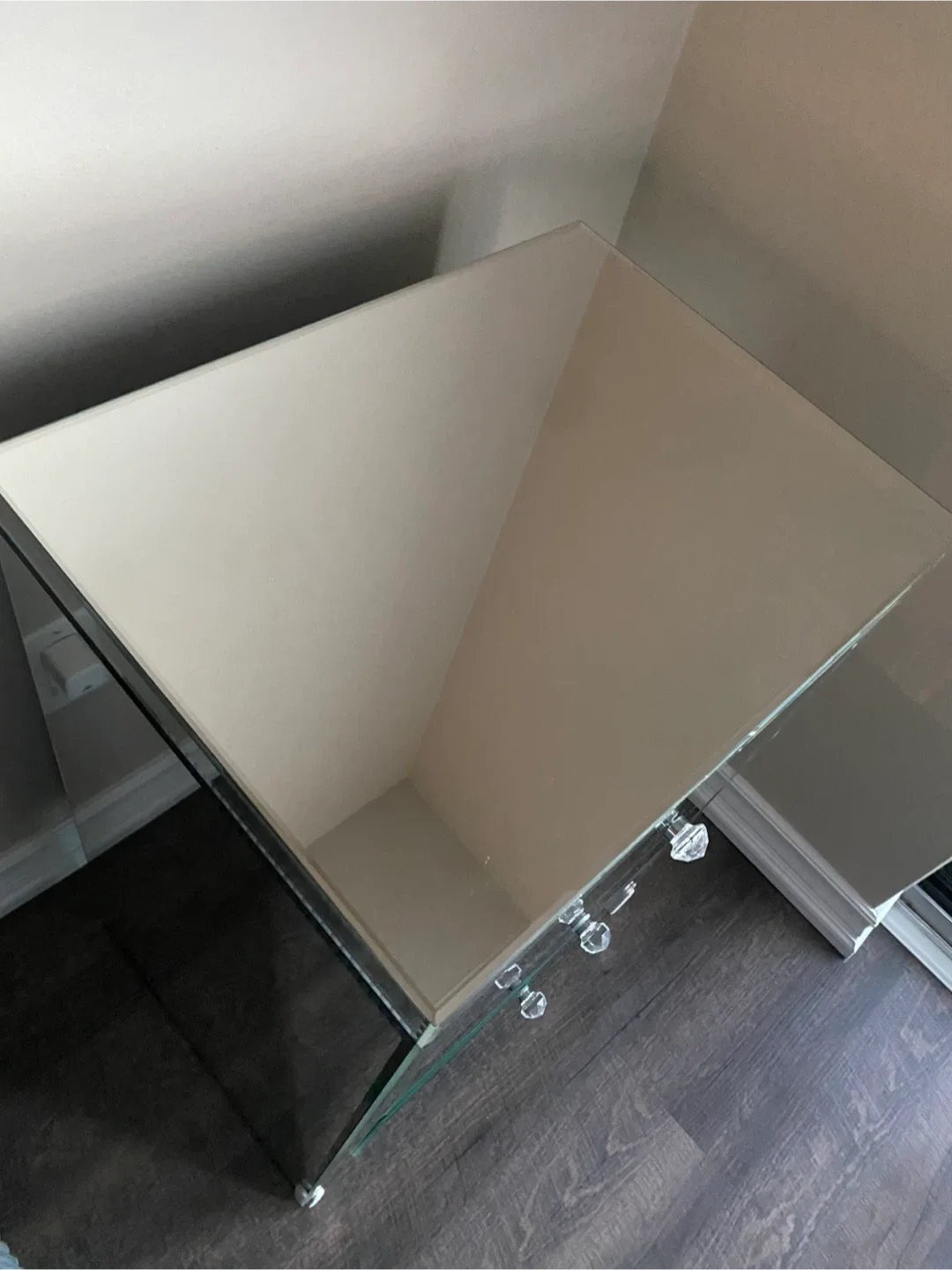 Mirrored 3-Drawer Nightstand image indicator(4)