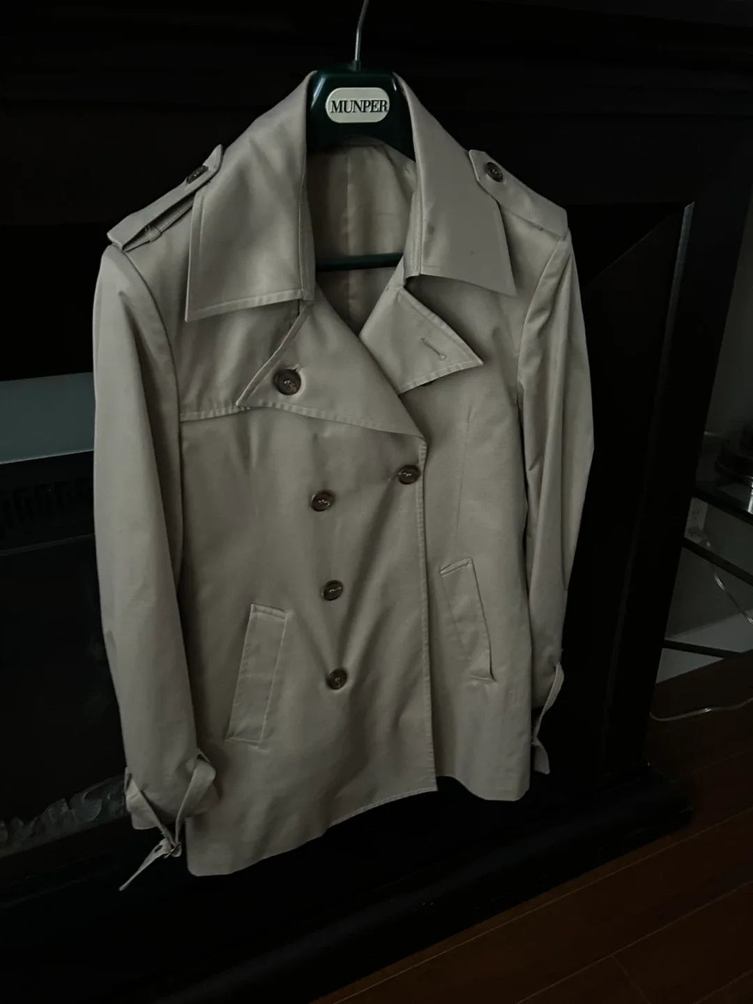 Munper Trench Coat - Light Beige thumbnail