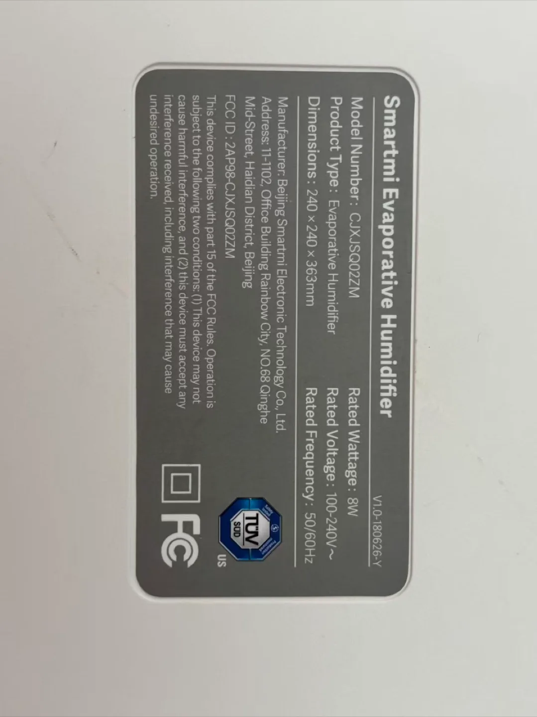 Smartmi Evaporative Humidifier image indicator(4)