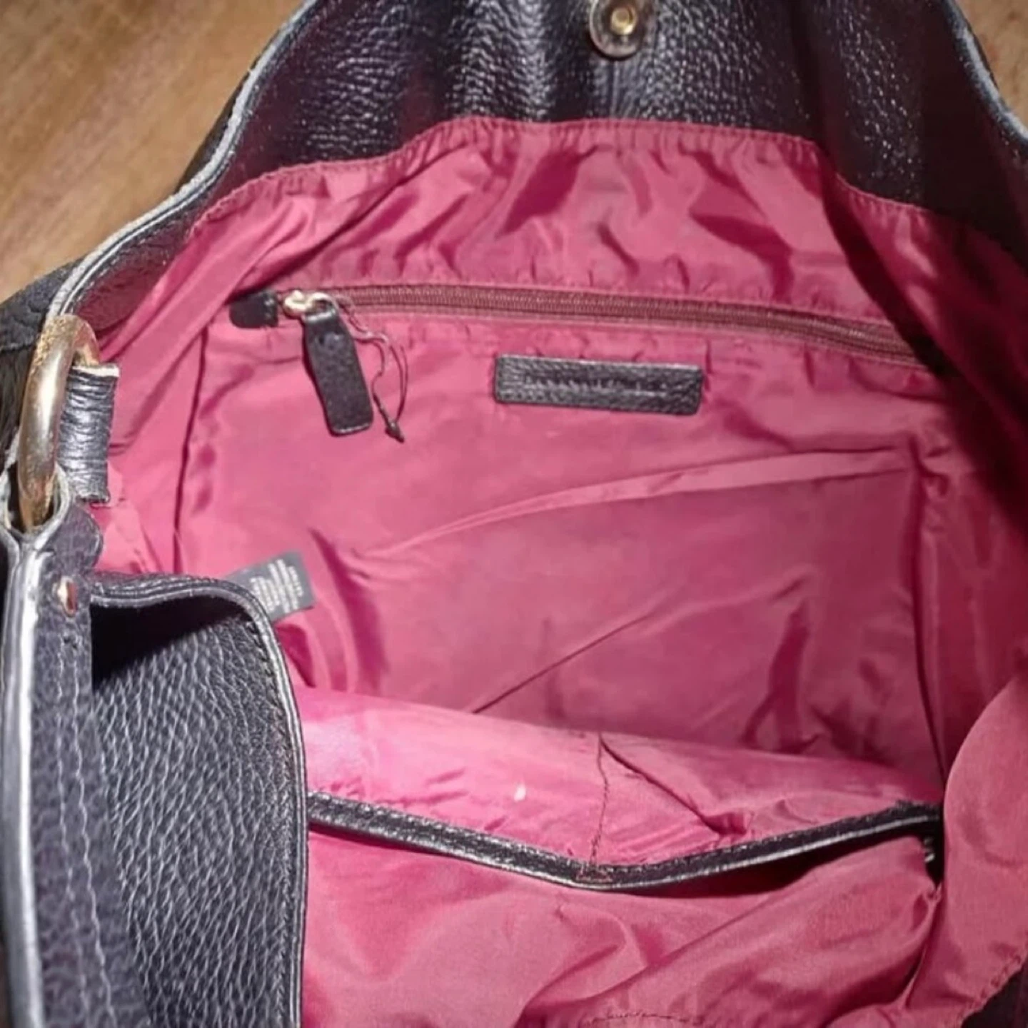 Banana Republic Black Genuine Leather Hobo Bag - photo 3