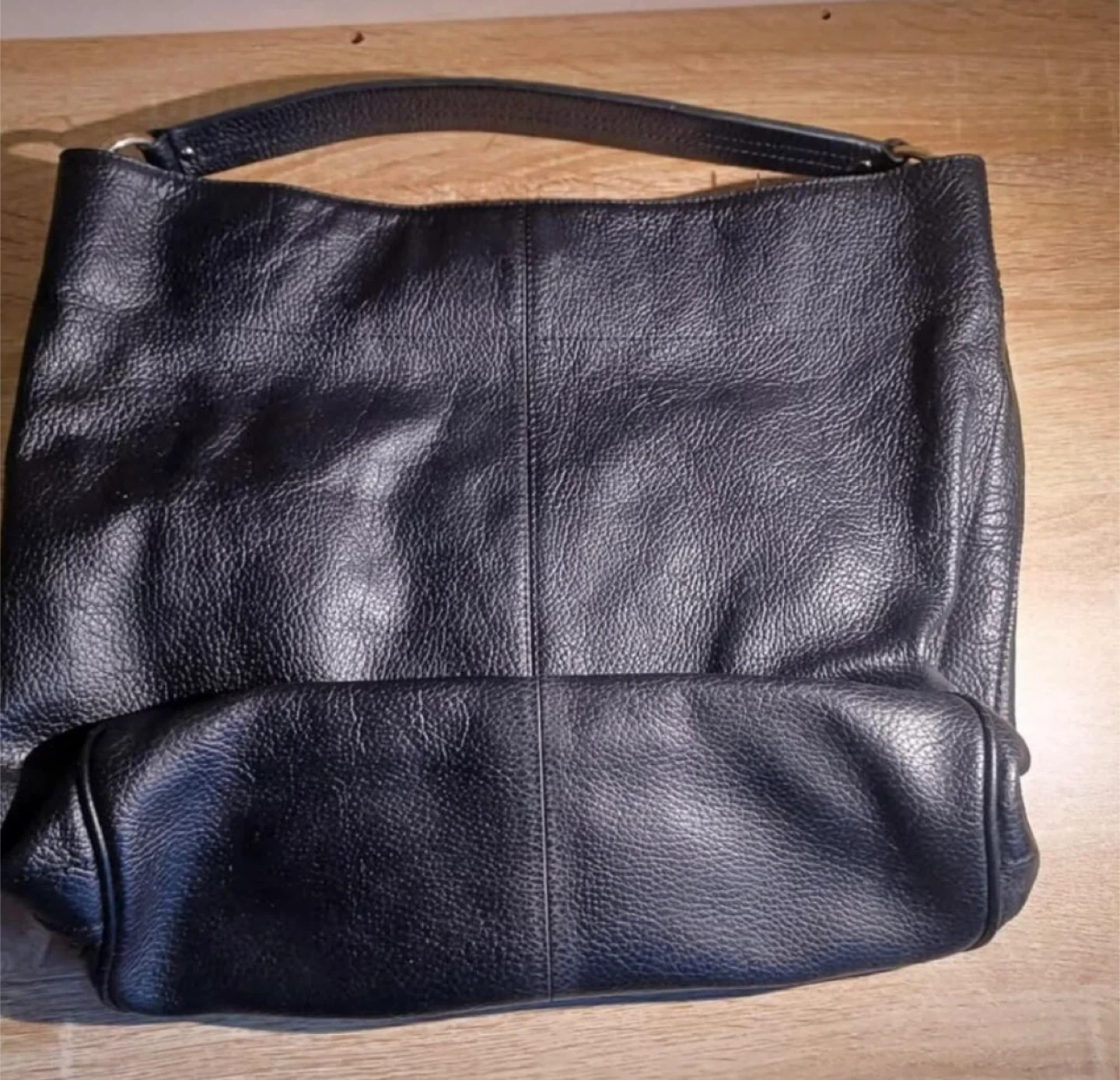Banana Republic Black Genuine Leather Hobo Bag - photo 2