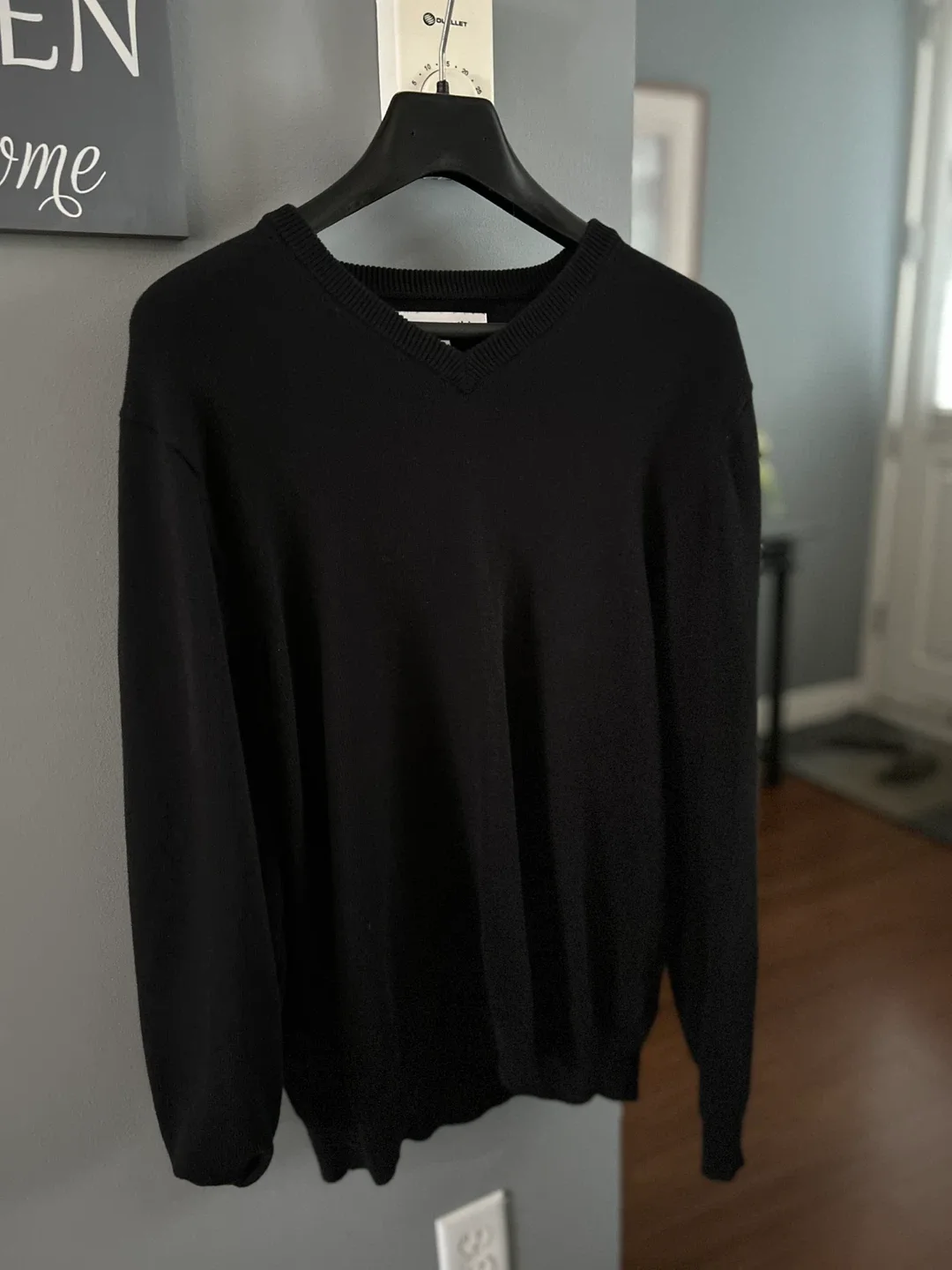 Black V-Neck Sweater thumbnail