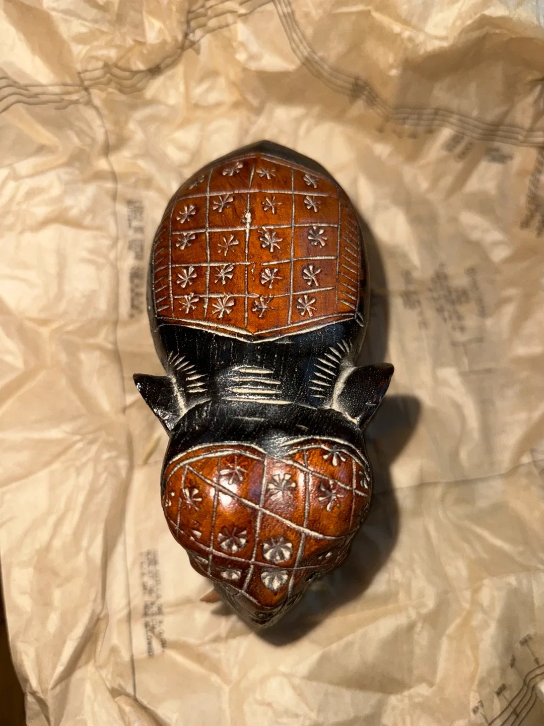 Wooden Carved Elephant Figurine image indicator(4)