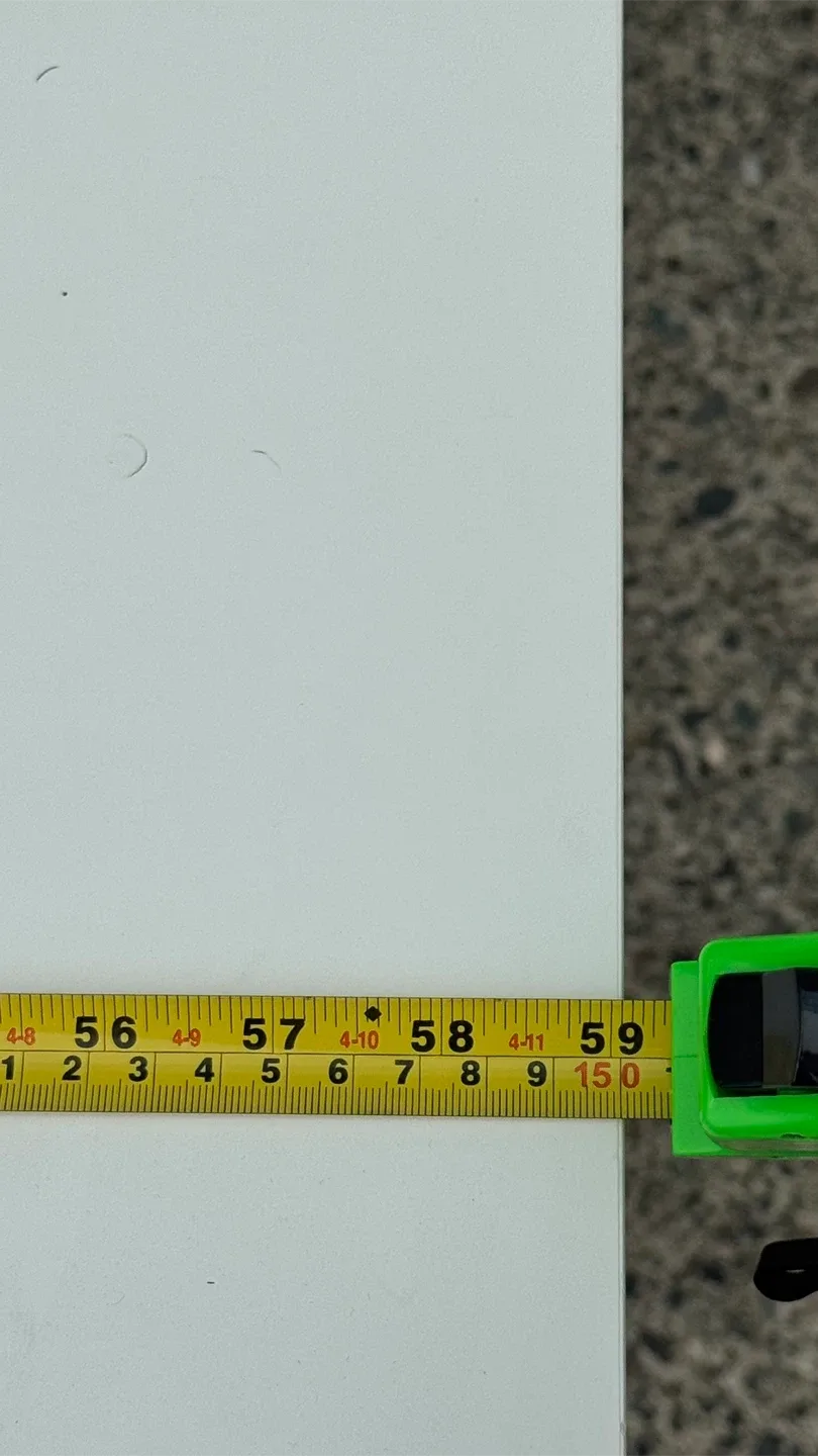 White Table - 59 x 29 Inches image indicator(5)