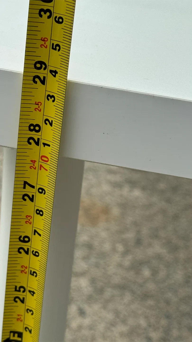 White Table - 59 x 29 Inches image indicator(4)