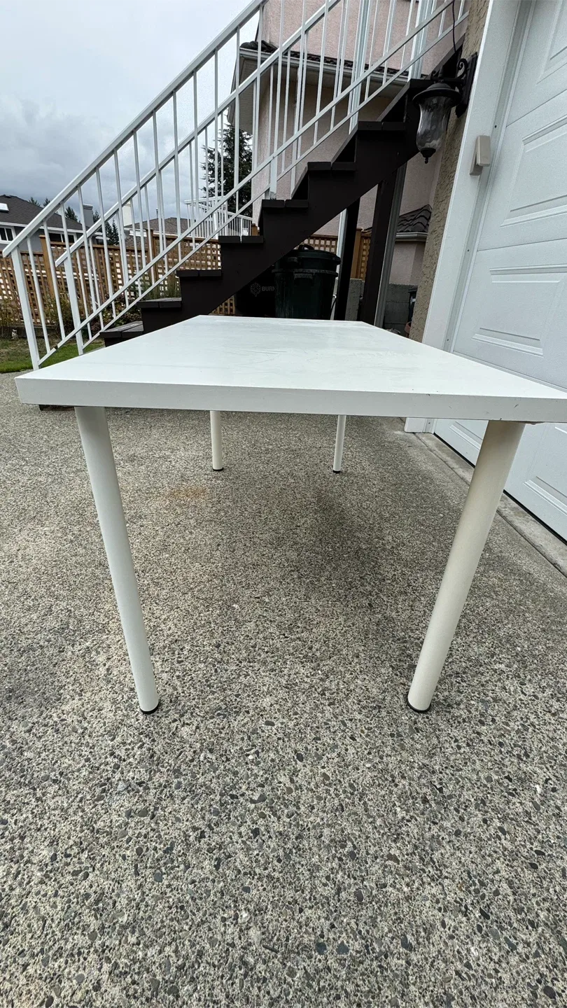 White Table - 59 x 29 Inches image indicator(2)