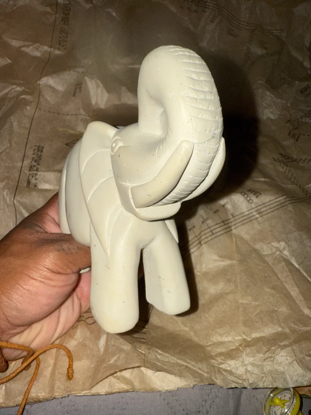 Elephant marble Figurine - Home Decor image indicator(5)
