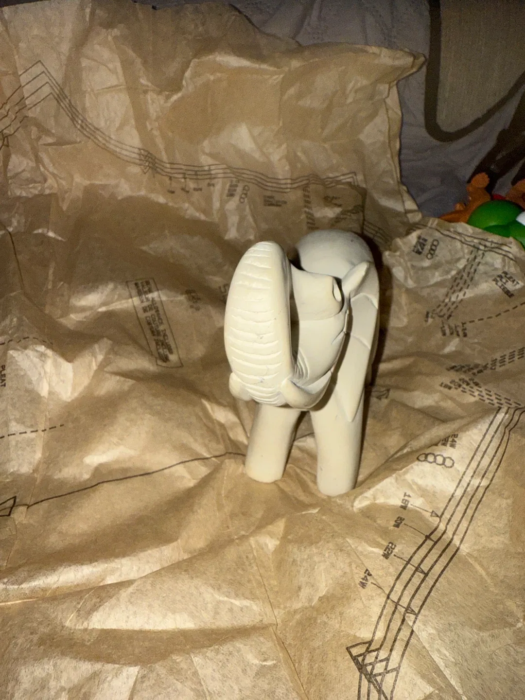 Elephant marble Figurine - Home Decor image indicator(3)