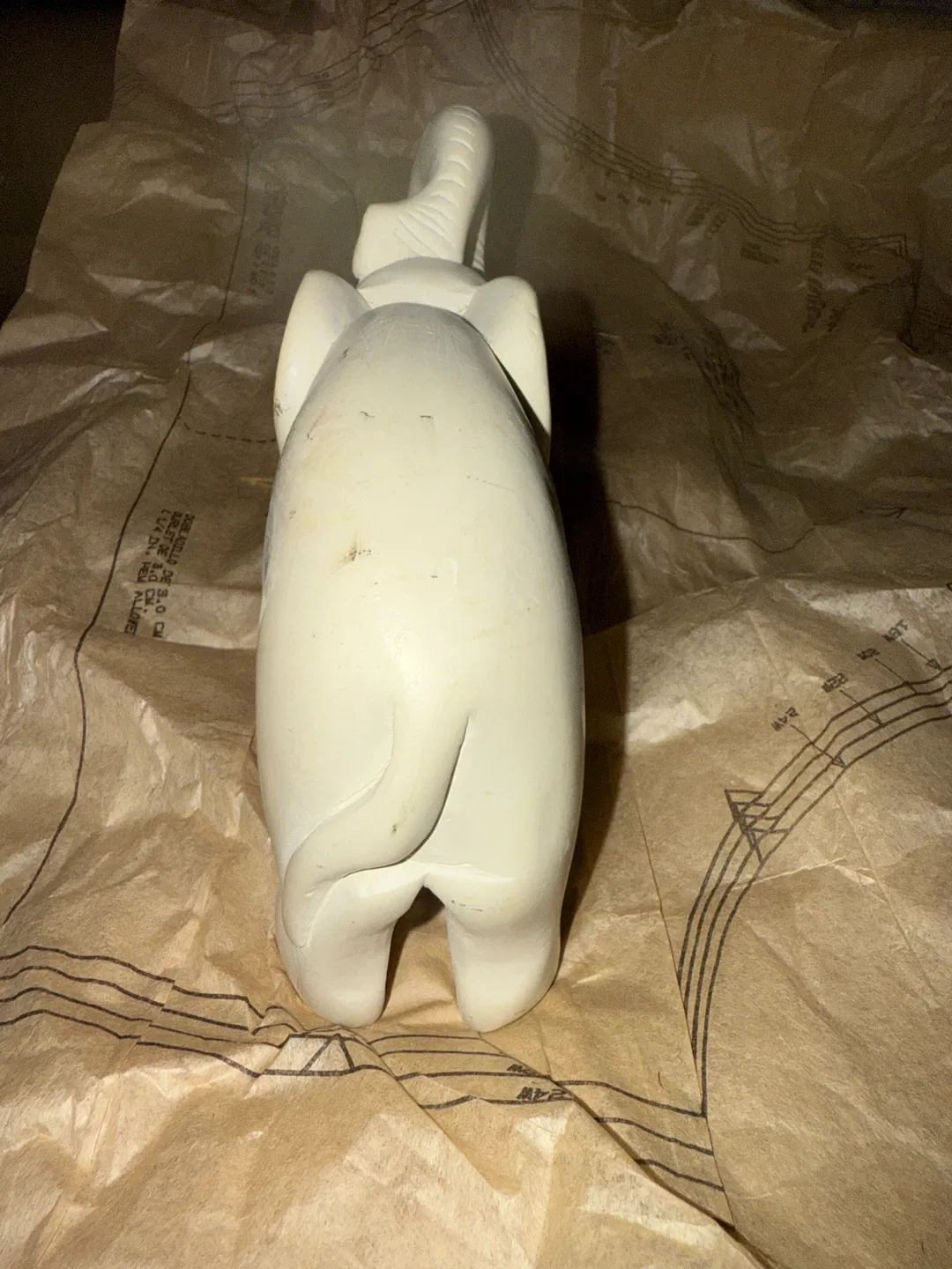 Elephant marble Figurine - Home Decor image indicator(4)