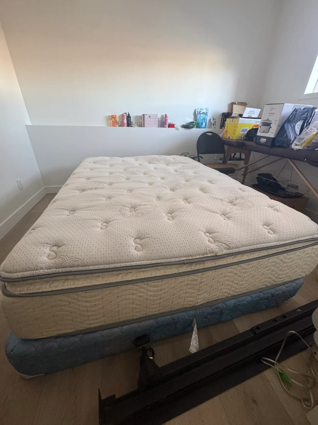 Queen Size Mattress and Bed Frame - photo 2